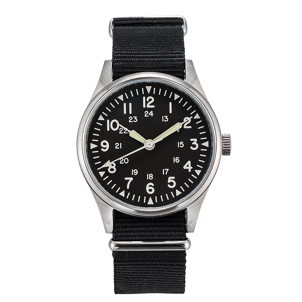 QM – montre de pilote Vintage, montre des Forces spéciales militaires d'aviation américaine 113A, 100M, unisexe, horloge de vol Sprot de natation 8023AB