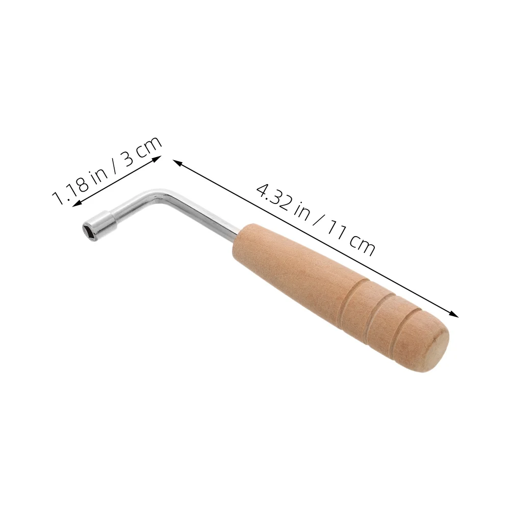 6 قطعة Lyre لهجة ضبط وجع المهنية الآلات الوترية تعديل أداة L-شكل القيثارة القيثارة ضبط أداة Lyre مفتاح ربط صغير