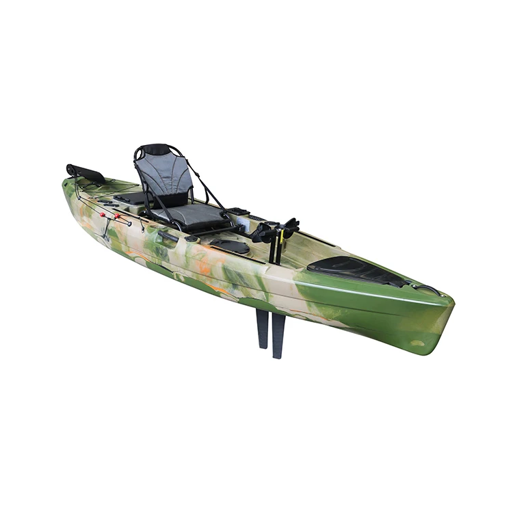 Kayak da pesca Sit on Top da 11 piedi Kayak all'ingrosso con sistema di pedali per la pesca