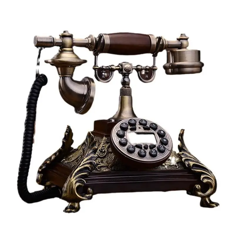 Retro telephone fashion creative old antique home landline ornament