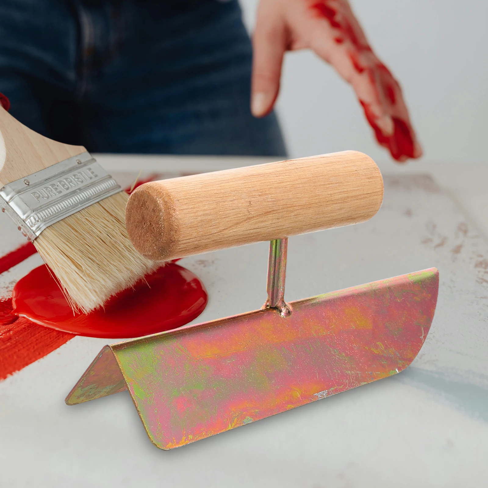 

Железный шпатель, скребок, инструмент для наполнения швов стен для строительства, штукатурки, покраски, угловой шпатель, шпатель для каменщин