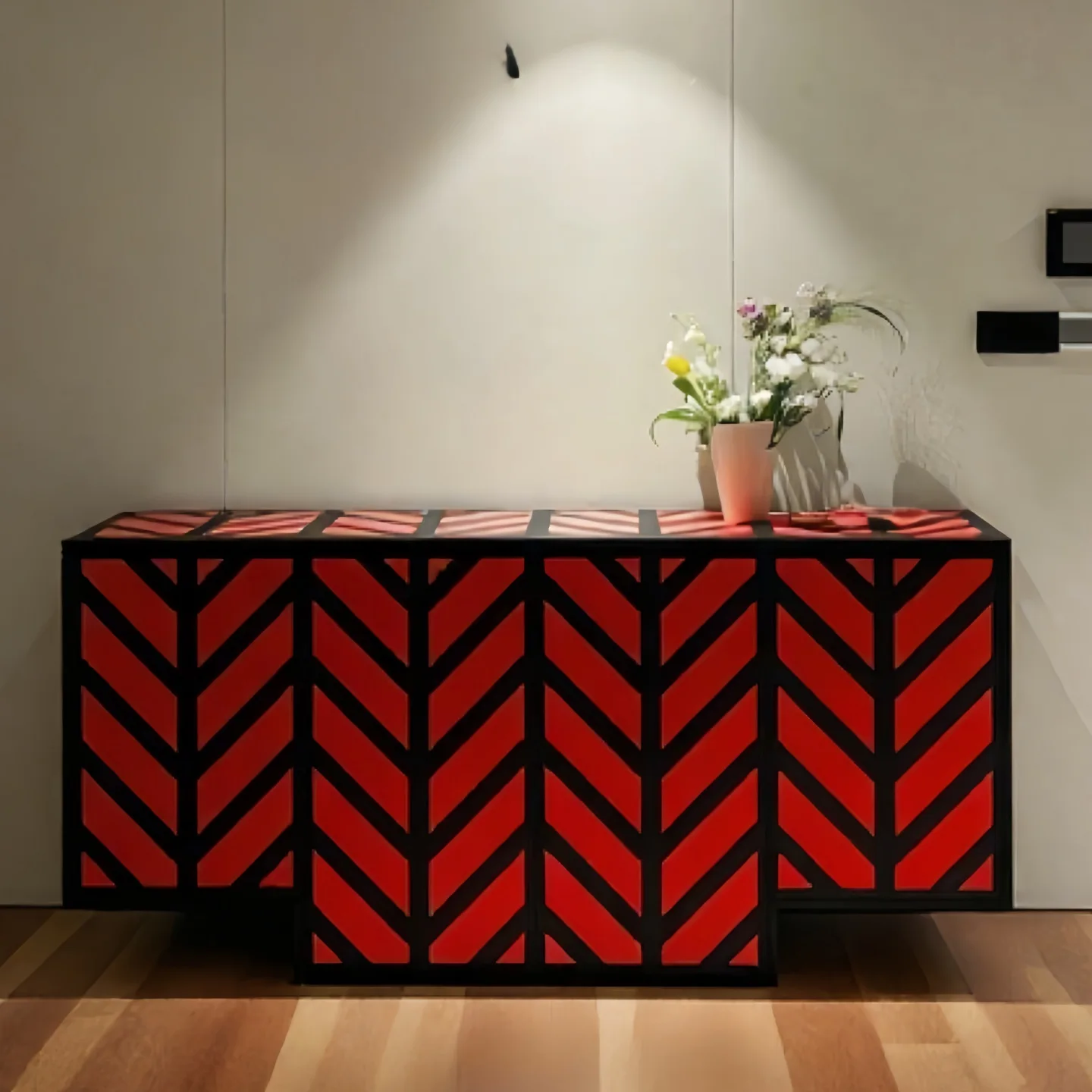 Paint dining side cabinet color matching door cabinet modern simple multi-functional home shoe cabinet