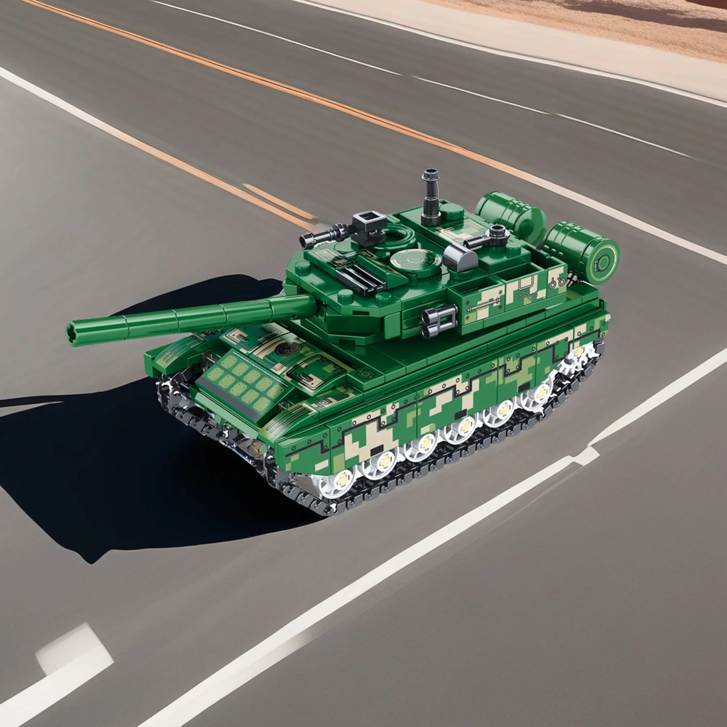 

378 шт., строительные блоки танка, набор игрушек, сборка, модель головоломки, кирпичи, механические, креативные, образовательные, настольные, подарки