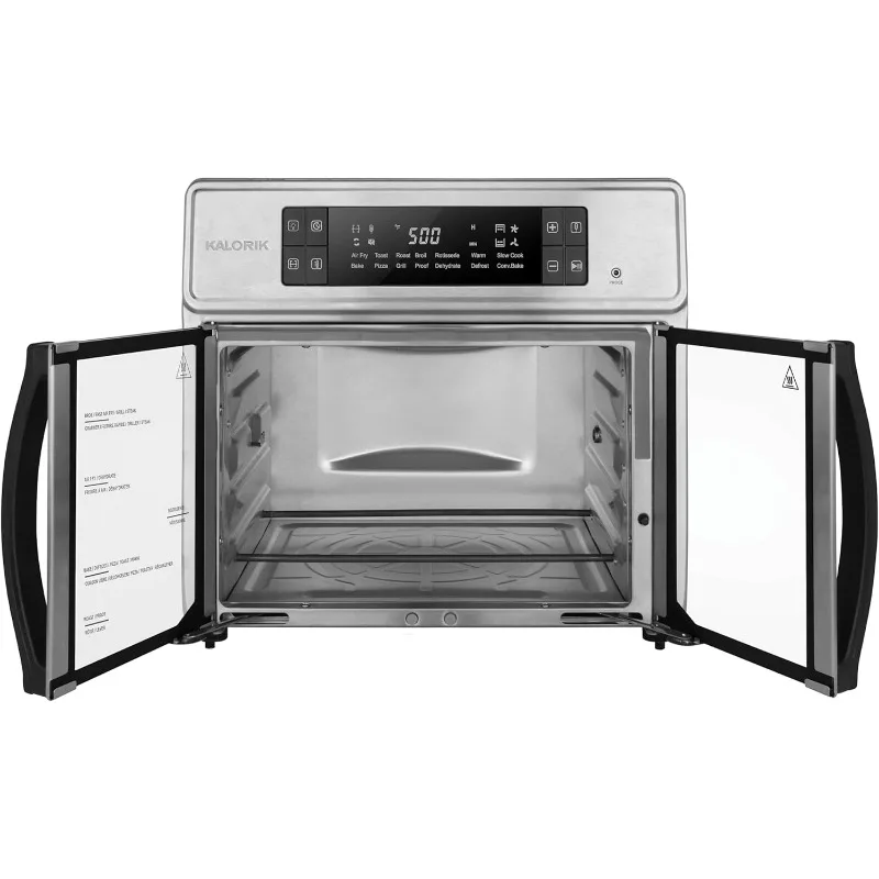 Forno per friggitrice ad aria digitale MAXX Advance 26 Quart con 9 accessori, acciaio inossidabile (AFO 52425 OW)