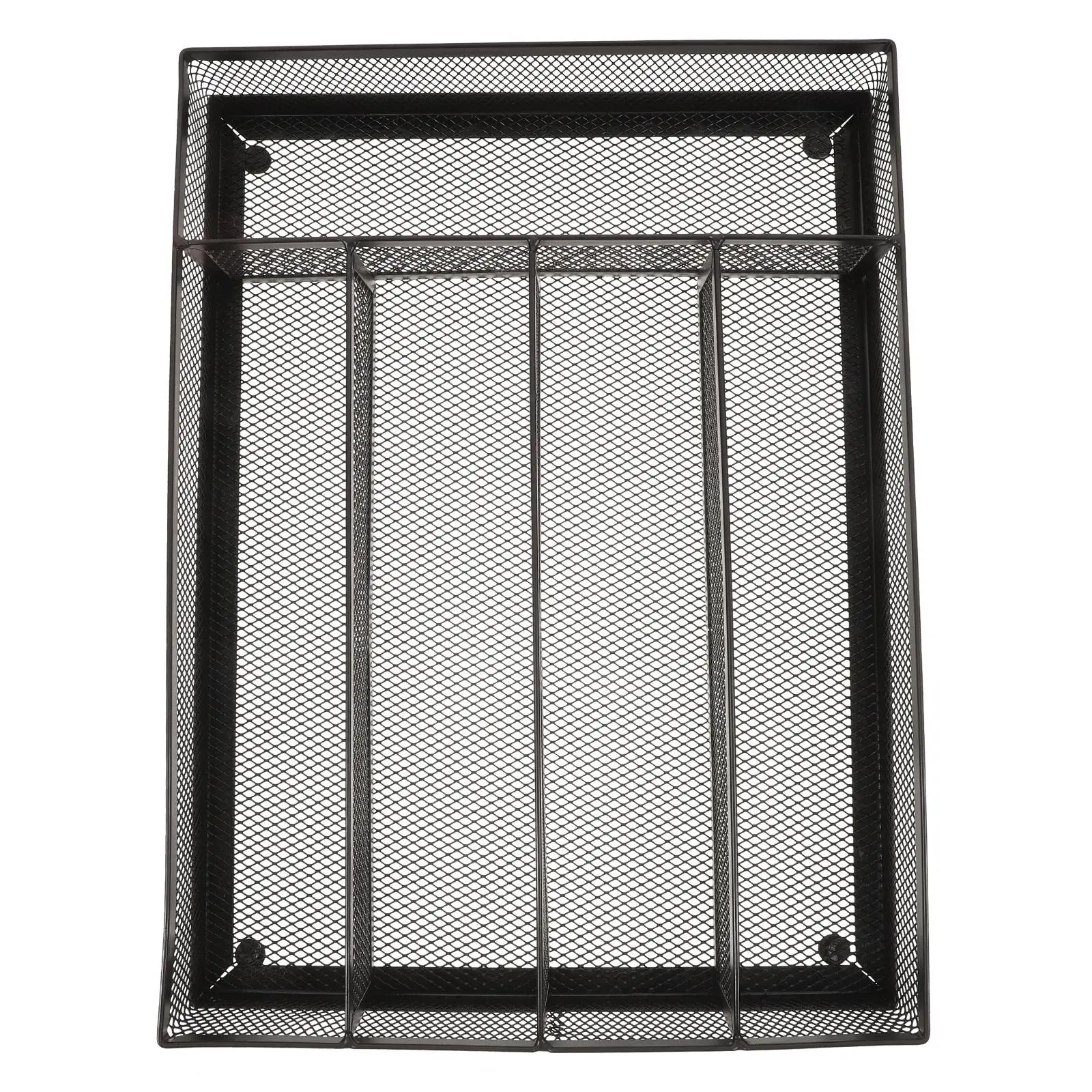 

Kitchen Tableware Storage Box Cutlery Tray Knife Fork Mesh Drawer ganizer Large Size Light Weight Safe Carbon Steel
