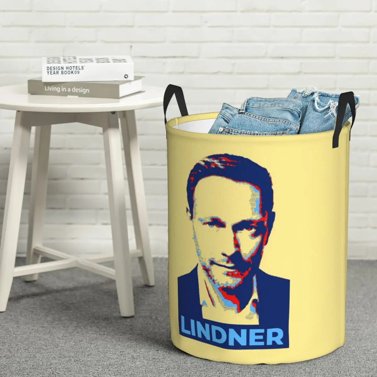 Panier à linge pliable Legend Christian Lindner Minister Of Finance, grand panier de rangement pour bébé