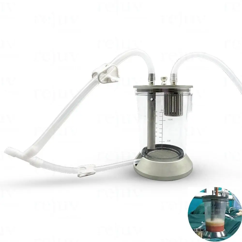 1.5L Fat Transplantation Filter System Fat Collect Container Lipofiling System Macrofat Transfer Procedure