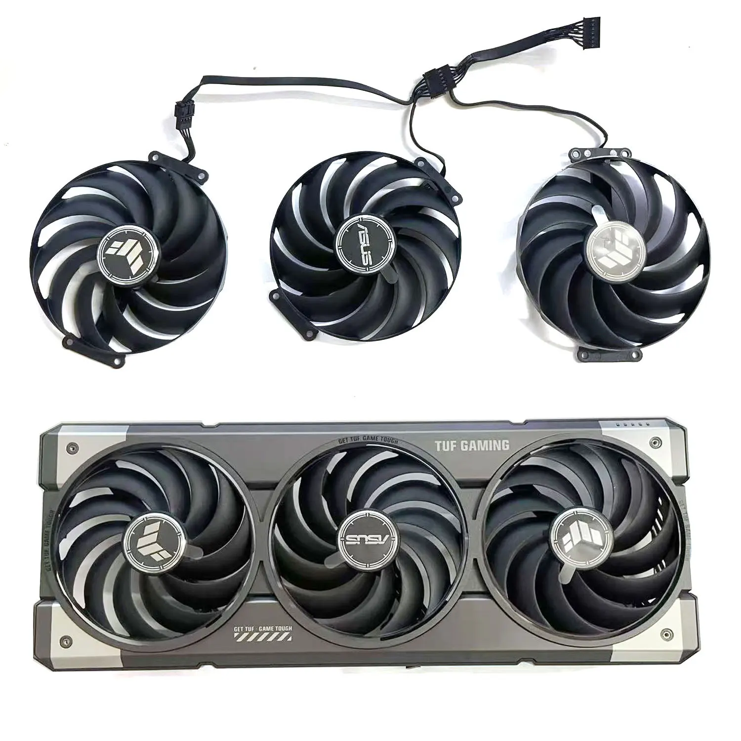

Новый вентилятор с графическим процессором 97 мм 7PIN T129215BU RTX 5070 для охлаждения видеокарты Asus TUF-RTX5070-O12G-GAMING