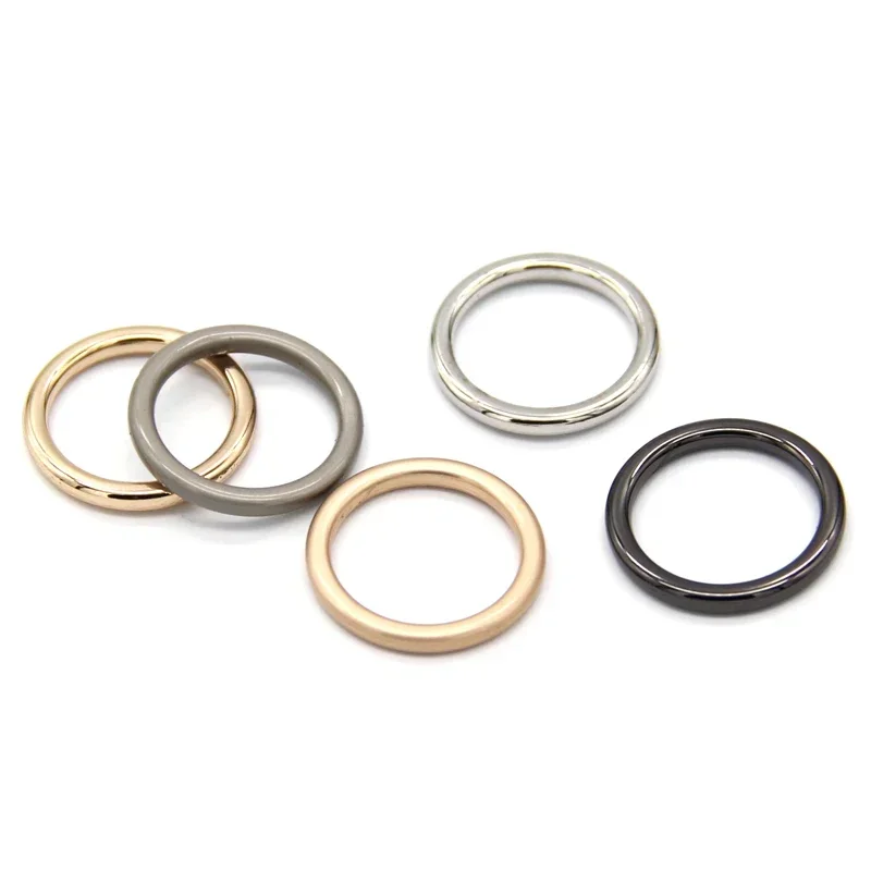 DOTOLLE Large Round Metal D Ring Buckles Clasp Web For Leather Belt Shoes Bags Garment High Quality Sewing DIY Crafts Wholesale