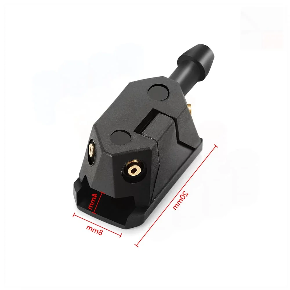 2 قطعة ممسحة السيارة شفرة رذاذ الماء الطائرات الفوهات لبيجو 206 207 301 307 308 408 508 3008 سيتروين C4l C5 C2 16 قطعة #6