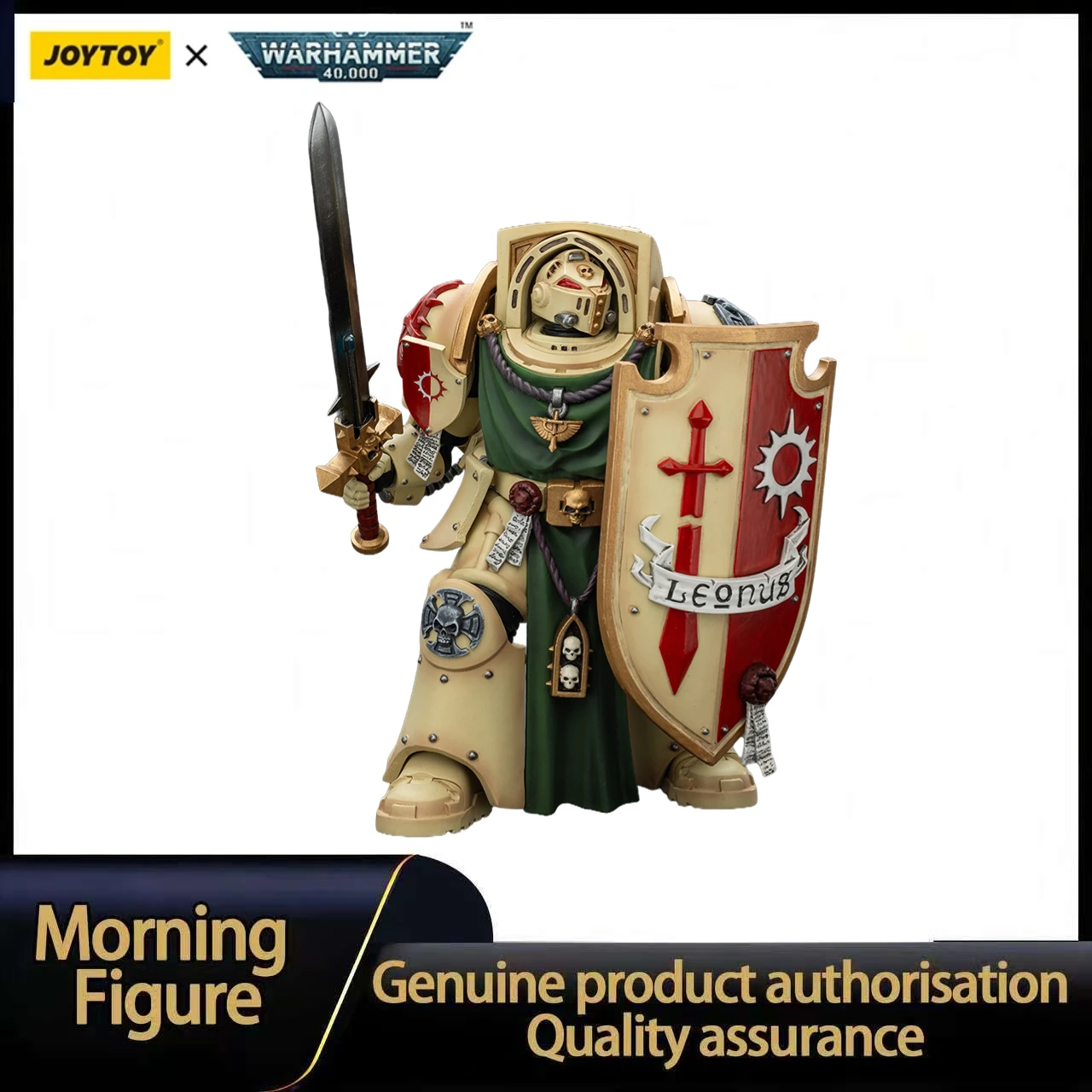 

В наличии JOYTOY Warhammer 40K Dark Angels Deathwing Knight 2 с мечом Power Sword, щитом Storm Shield и фигуркой Watcher in The Dark 1/18