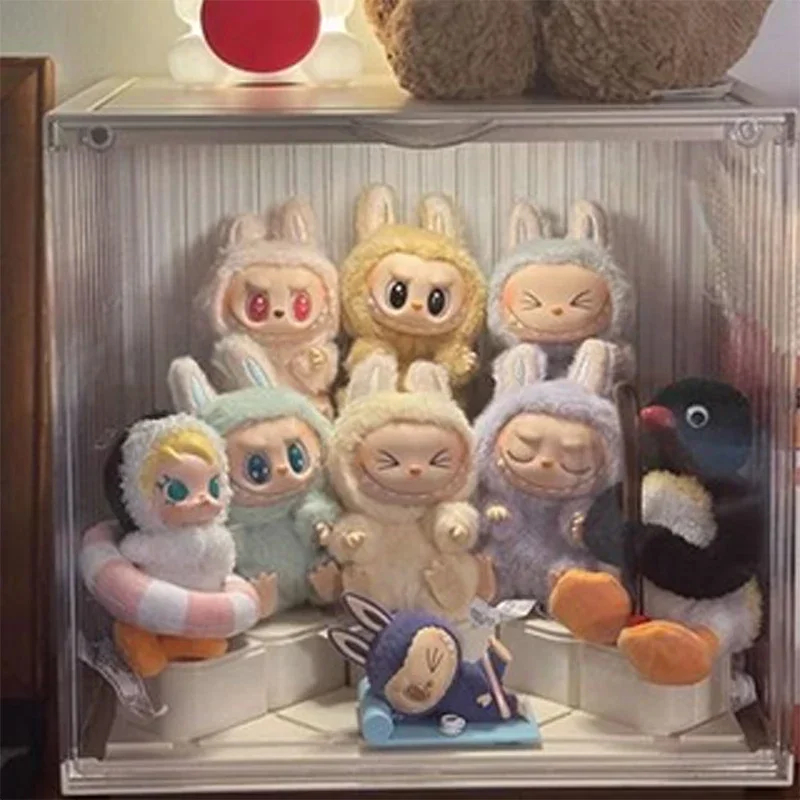 LAfufu genuino serie de segunda generación vinilo colgante muñeca modelo juguetes lindo el monstruo llavero juguete regalo de Navidad