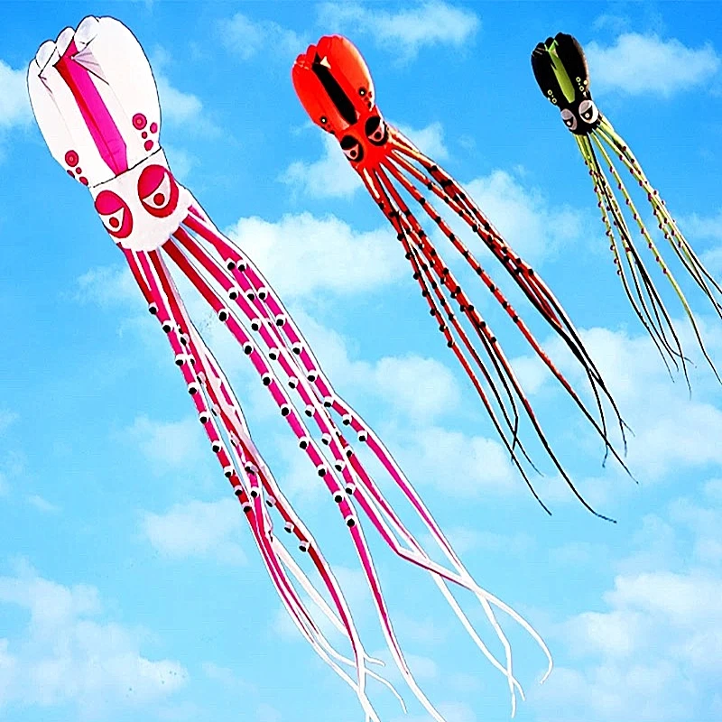 free shipping large octopus kite professional kite peonza madera camp fire gazing outdoor toys power kite paracaida drachen hoka