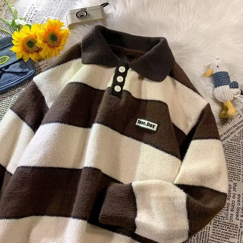 

American Sle V-Ne Knitted Sweater Cardigan Men's Color Casual Outerwear Spring 2026 Busin Formal Polyester Fiber