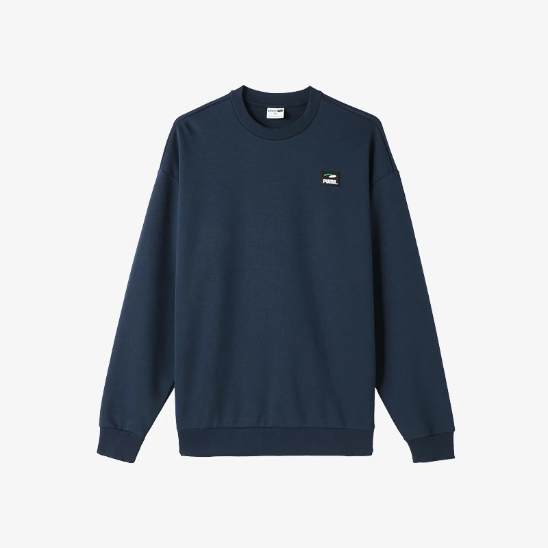 

Puma натуральная мужская свободная повседневная уличная вязаная теплая спортивная толстовка PUMAS Crew 628144-14