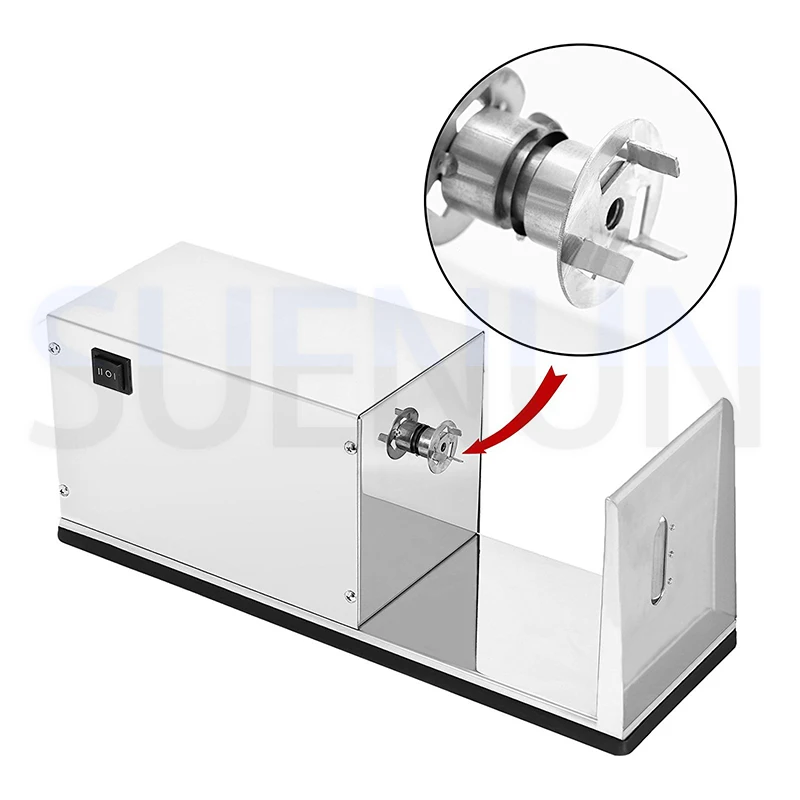 Полностью автоматическая спиральная машина для резки картофеля, многофункциональная машина для картофельных башней, роторная машина для картофеля из нержавеющей стали
