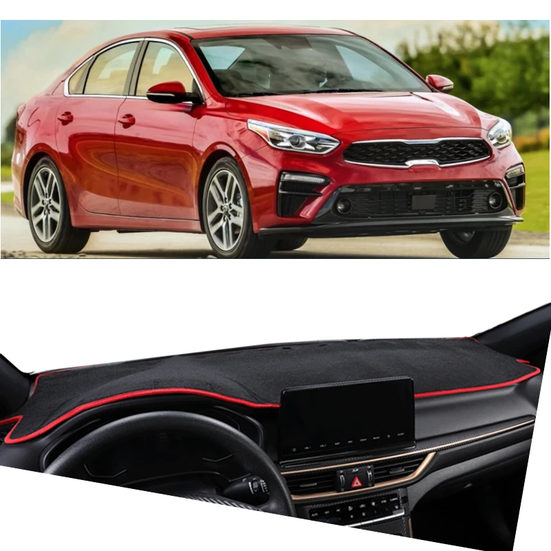 For KIA Forte Cerato K3 Vivaro 2019-2022 2023 2024 Car Dashmat Dashboard Cover Pad Mat Sunshade Protector Carpet Car Accessories