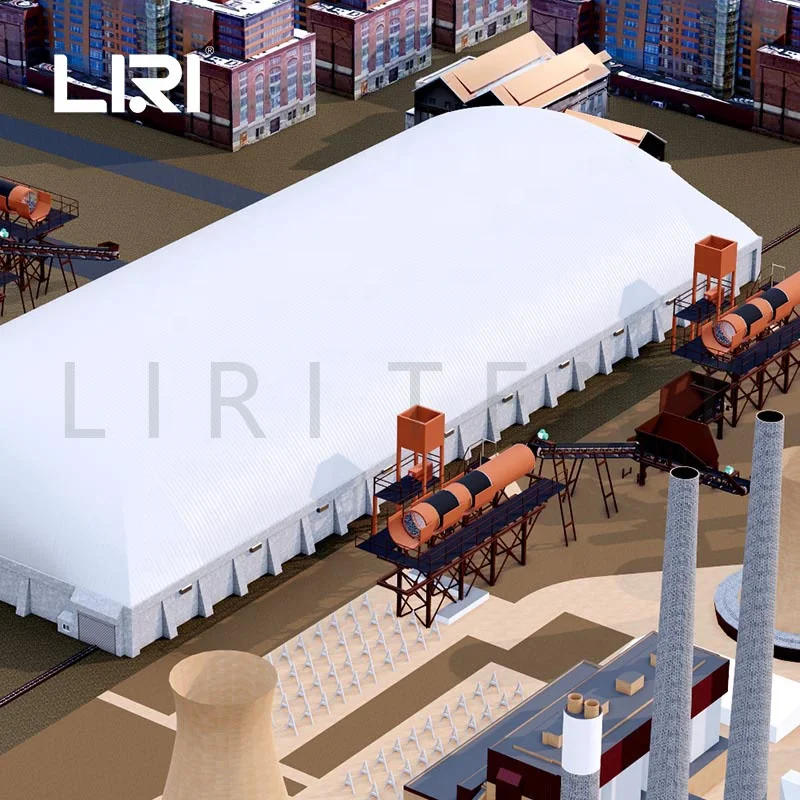 

Large gas support structure industrial warehouse storage coal mine tent