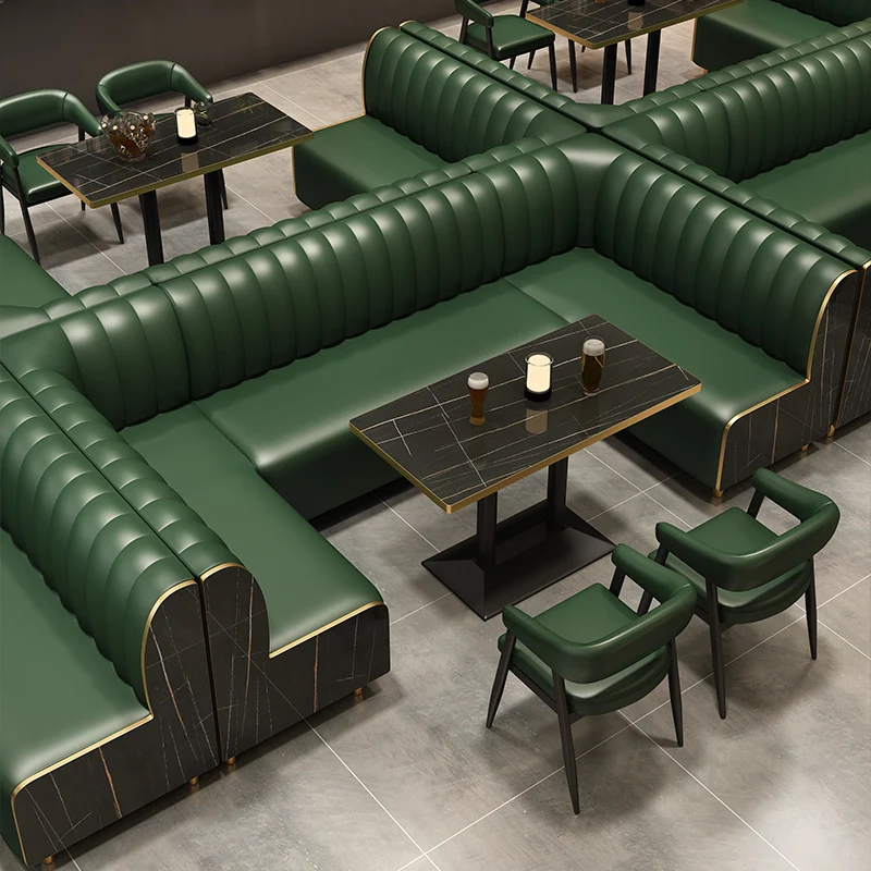 Modern vintage restaurant furniture set coffee chair table set Hotel cafe restaurant Fashion furniture restaurant wholesale