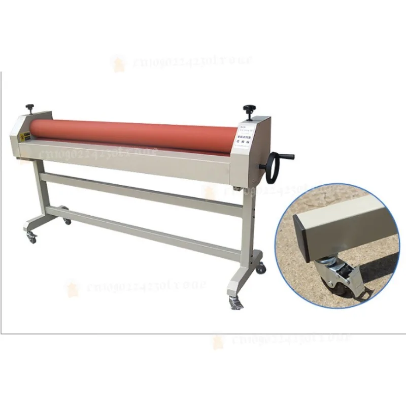 1.3m 1.6m Manual Cold Film Roll-to-Roll Laminating Machine Cold Laminating Machine for Advertising & KT Board Laminating