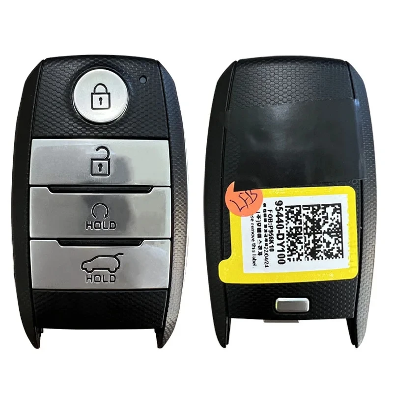 KEYECU Original OEM Keyless Smart Remote Key FOB 4Buttons 433MHz 6A Chip For KIA Carens 2022 2023 SYEC3FOB2003 P/N: 95440-DY100