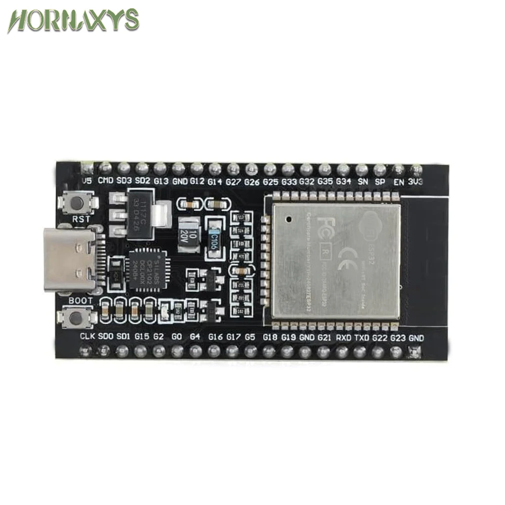 Płytka programistyczna ESP32, złącze TYPE-C/MICRO USB, układ CP2102, WiFi+Bluetooth, dwurdzeniowy procesor, ESP32-DevKitC-32, płytka rozszerzeń ESP-32, 38 pinów. — zdjęcie produktu 5