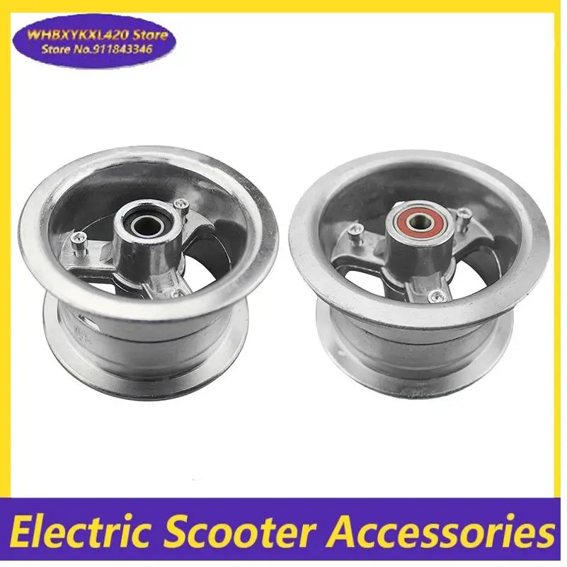 4 بوصة سبائك الألومنيوم محور العجلة الحافات استخدام 3.00-4 3.50-4 4.10-4 4.10/3.50-4 90/90-4 الإطارات للغاز سكوتر كهربائي دراجة نارية صغيرة
