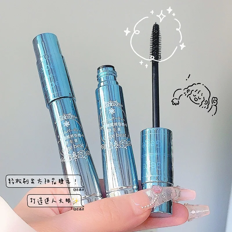 Zijdevezel Zwarte Mascara Waterproof Langdurige Verlenging Wimpers Verlenging Curling Mascara Zwarte Wimper Make-up Cosmetisch