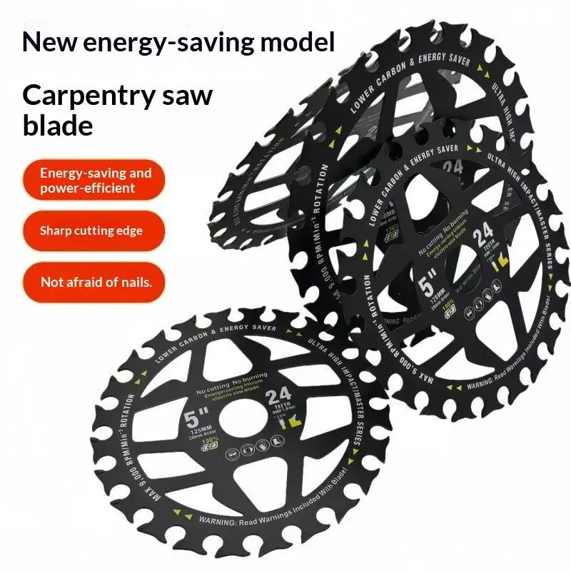 110/125/140mm Impact Resistance Lithium Electric Saw Blades For Solid Wood Multi Layer Board Fast Cutting