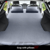 Q5L Q3 Special Vehicle Travel Bed SUV Trunk SUEDE Automatic Inflatable Mattress Self-Driving Camping Self-Inflating Sleeping Pad