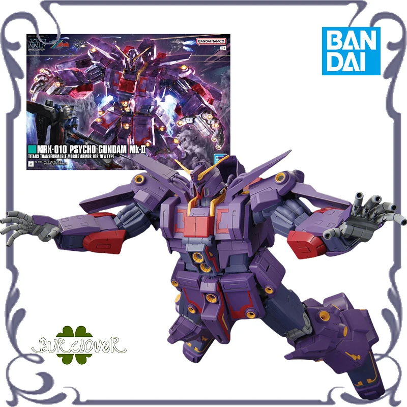 

Bandai Original HG 1/144 Series PSYCHO CUNDAM MK-II Anime Action Figure Assembly Model Toys Collectible Model Ornaments Gifts