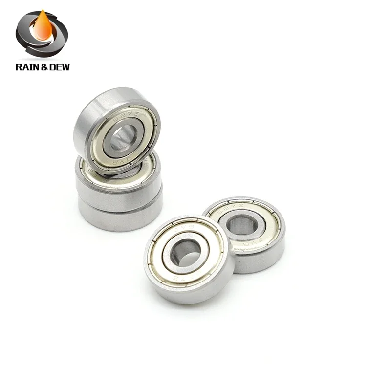 10Pcs 627 627ZZ 627RS 627-2Z 627Z 627-2RS High Quality Deep Groove Ball Bearings 7X22X7mm