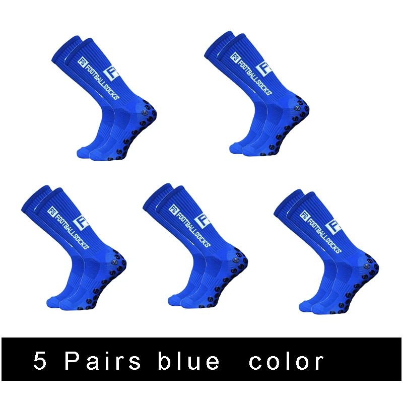3/1 Paar Nieuwe Stijl FS Voetbalsokken Ronde Siliconen Zuignap Grip Anti Slip Voetbalsokken Sport Mannen Vrouwen honkbal Rugby Sokken