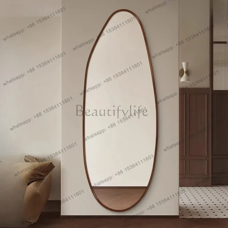 ld Vanity Modern Mirror Standing Full Body  Irregular Aesthetic Mirror Living Room Luxury Spiegel Wand Home Decorations