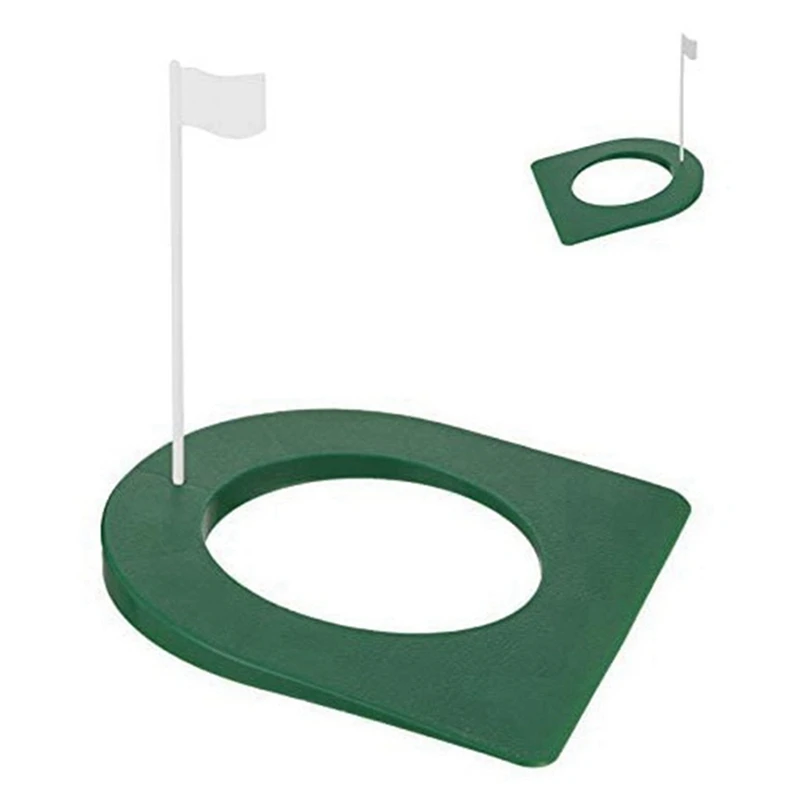 4 Pcs Golf Putting Cup And Flag Golf Putting Hole Practice Aids With Flag For Golf Putting Training Mat