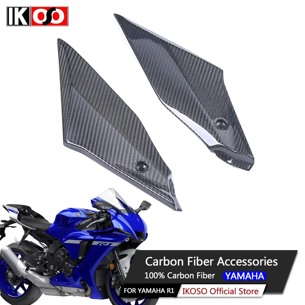 

For Yamaha R1 R1M Carbon Fiber Tank Side Panels 100% Full Dry Carbon Fiber Motorcycle Parts and Accessories 2015 - 2019