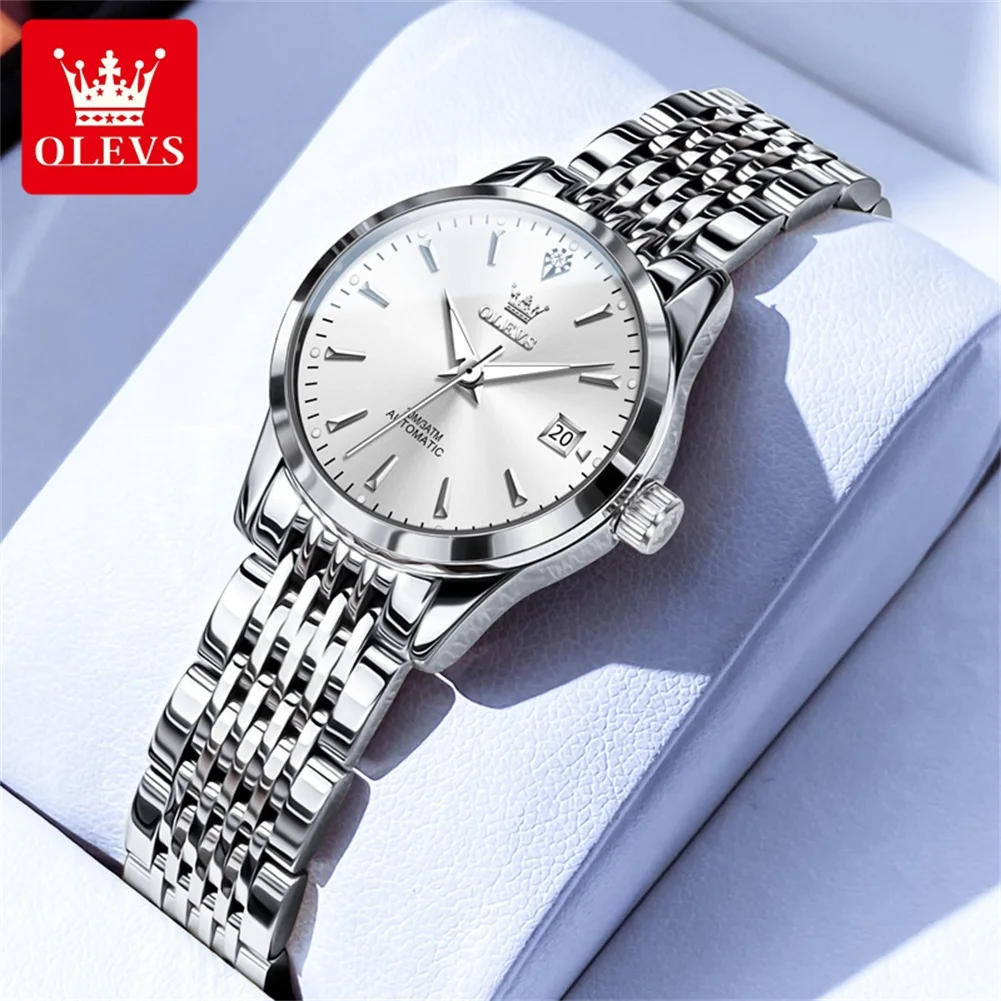 Women's OLEVS 6635 Luxury Brand Automatic Mechanical Watch
