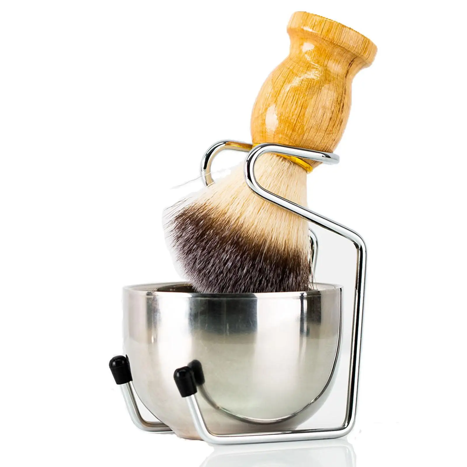 Wet Shaving Kit with Shave Brush Stand Mug Hair Shaving Brushes Premium Gift