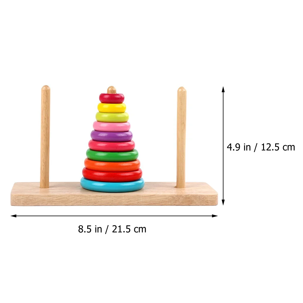หอคอยไม้ขนาดใหญ่ของฮานอยของเล่นเด็กเพื่อการศึกษาของเล่นเด็กซ้อนกัน