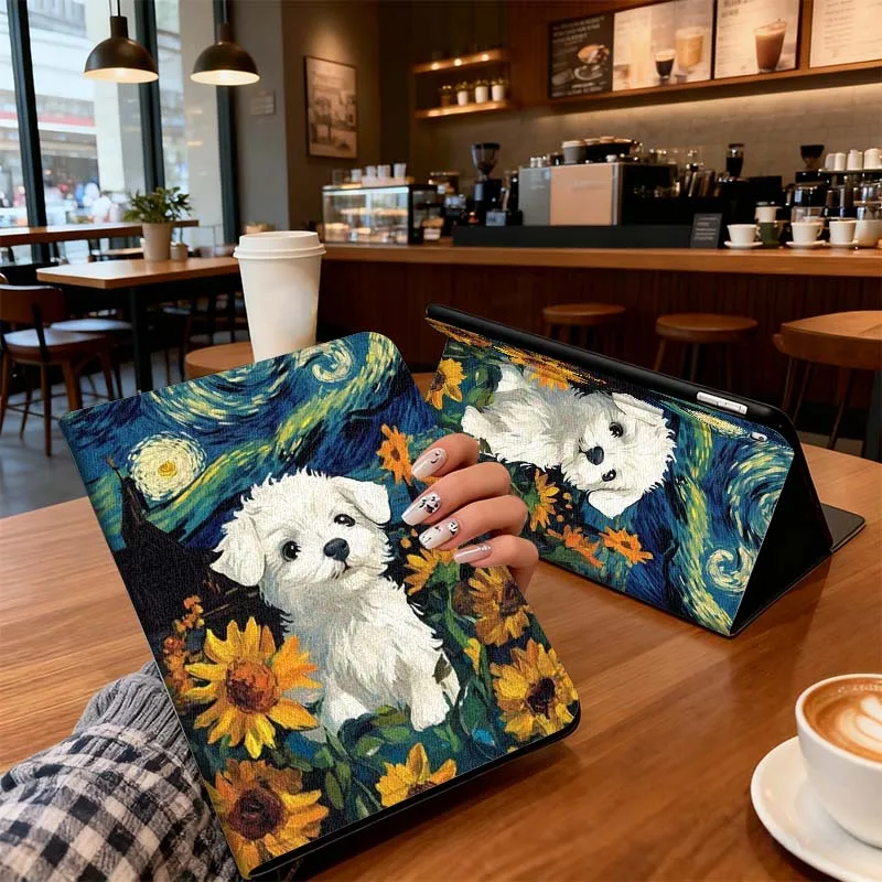

Cartoon Cute Dog For Xiaomi Redmi Mi Pad 4 5 6 6s 7 8 SE Pro 2 11 Plus Max 12.4 11 11.2 12.5 8.7 inch Tablet Case