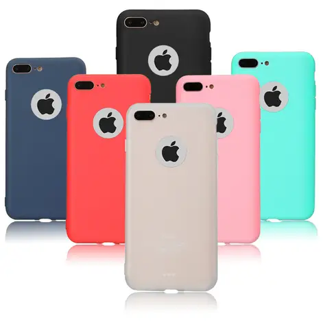 Silicone Candy Pudding Cases For iPhone 6 6S 7 8 Plus Xr Xs Max SE 2020 Cover For iphone 11 12 Pro Max Phone Cases