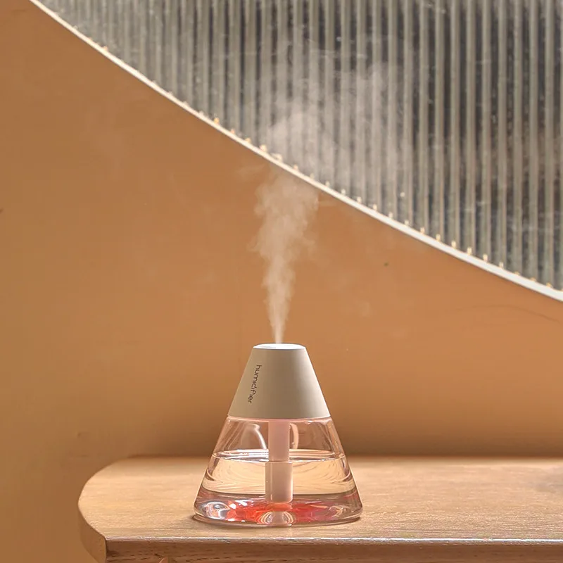 Humidificador de aire portátil ultrasónico, difusor de Aroma de 260ml, USB, pulverizador de niebla fría para el hogar y el coche