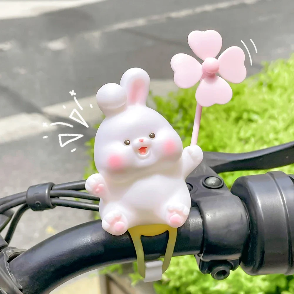 Cute Cartoon Animal Duck Rabbit Cat for Car Interior Bike Motorbike Bicycle Decoration Cycling Decor Bike Accessories