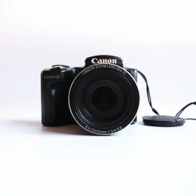 USED Canon PowerShot SX500 IS 16.0 MP Digital Camera with 30x Wide-Angle Optical