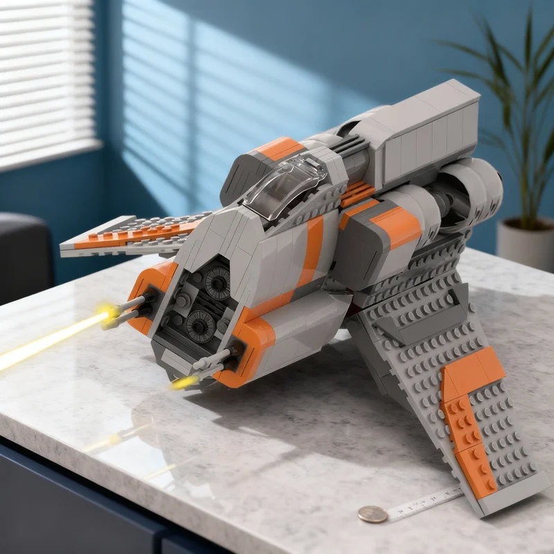 

529pcs MOC Rendaran Class Assault Shuttle Star Battle Model Building Blocks Toy Gift Creative Display Collectible Desk Premium