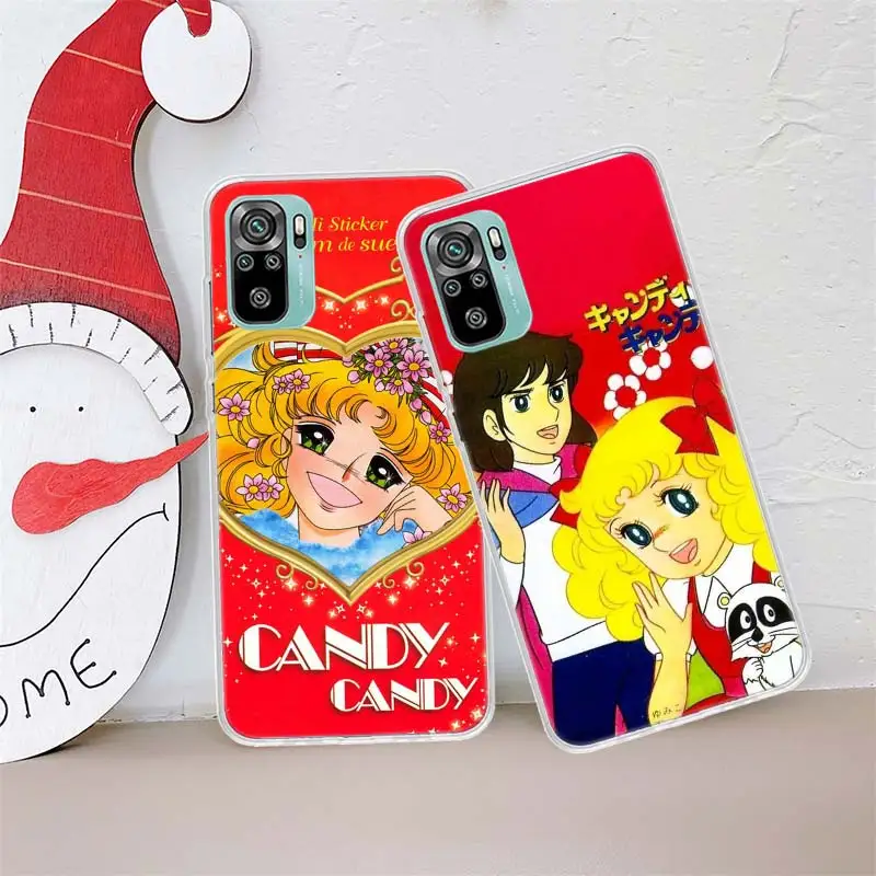 Anime Candy Candy Phone Case For Xiaomi Poco X3 F6 X4 F4 GT M3 M4 M5 M5S X5 X6 Pro 5G F5 F3 F2 F1 Mi Note 10 Lite Silicon Cover