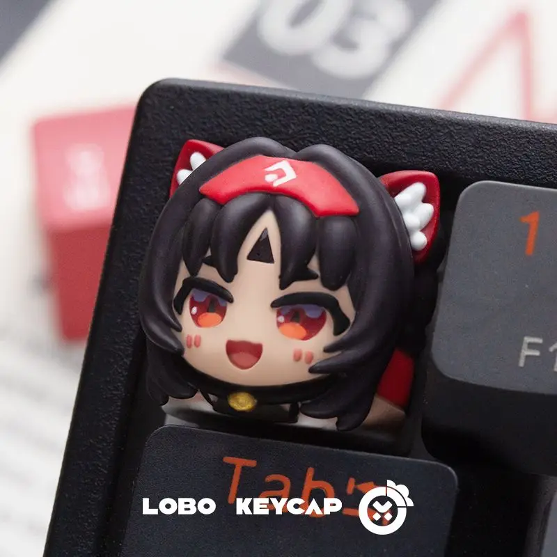 Zenless Zone Zero Keycaps Anime Nekomiya Mana Ellen Joe Alexandrina Hars Kawaii Aangepaste KeycapFor Mechanische Toetsenbord Geschenken