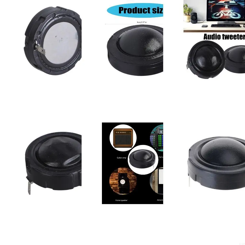 E1PF Enhancing Sound 25Core Fiber Membrane Tweeters Loudspeaker for Bookshelfs Home Speakers Detailed Sound Reproduction