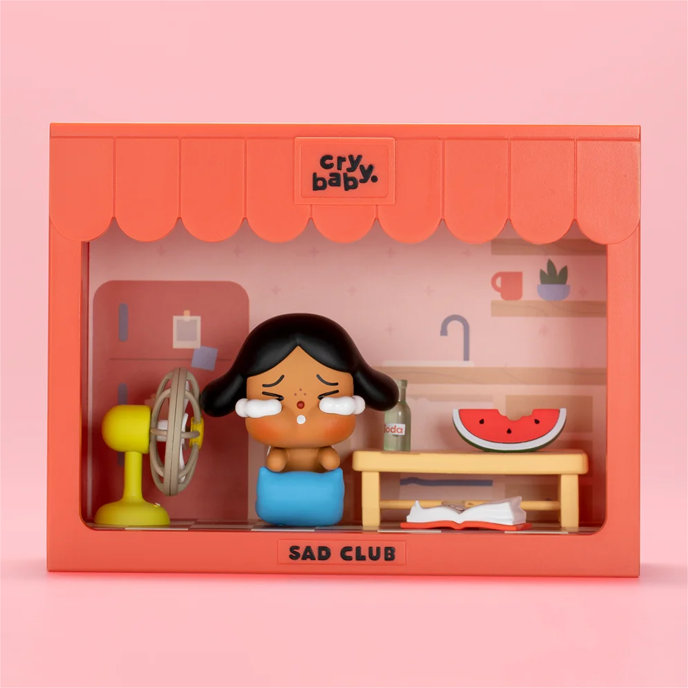 Crybaby Sad Club Series Mystery Box Confirmed Blind Box Collection Action Figures Fashion Toy Cute Doll Creative Gift