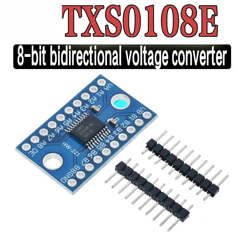 3.3V 5V TXS0108E 8 Channel Logic Level Bi-directional Converter Module   Mutual Convert Module TXS0108E